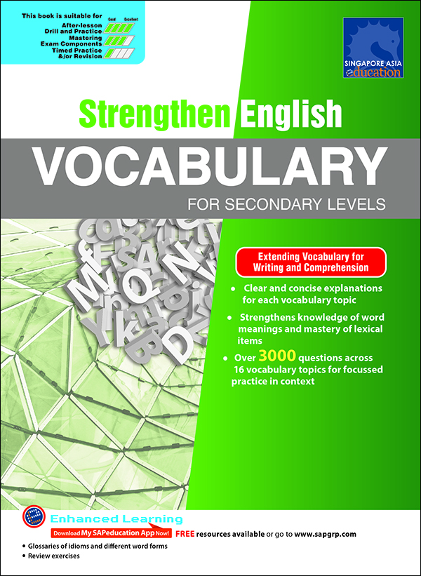 Strenghten English Vocabulary For Secondary Levels Cover